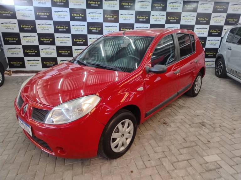 RENAULT - SANDERO - 2009/2009 - Vermelha - R$ 27.900,00